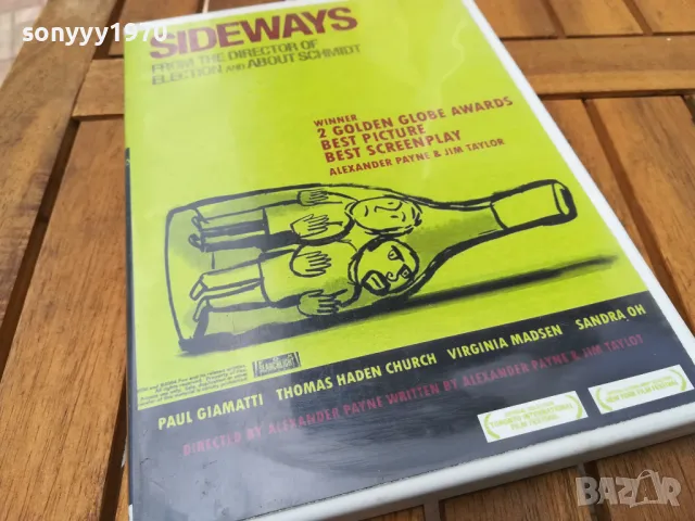 SIDEWAYS-DVD 0705251809, снимка 3 - DVD филми - 50194520