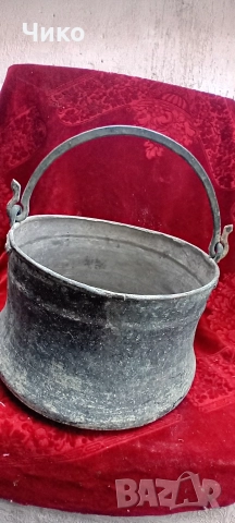 Стар здрав голям котел арания, снимка 3 - Антикварни и старинни предмети - 52588586