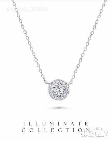 Златни 18К , обеци, колие или пръстен с диаманти 