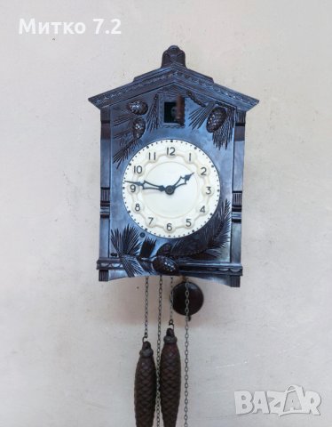 стенен часовник с кукувица, снимка 5 - Антикварни и старинни предмети - 33777704