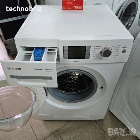 Немска инверторна пералня със сушилня Bosch Logixx7 - ГАРАНЦИЯ, снимка 5 - Перални - 44734340