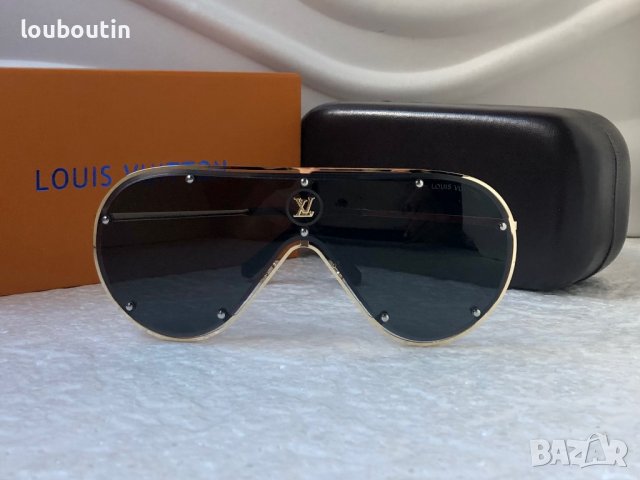 Louis Vuitton 2023 висок клас мъжки слънчеви очила маска, снимка 3 - Слънчеви и диоптрични очила - 39012278