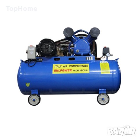 Компресор За Въздух ItalyAir 200L С Три Глави Монофазен-Трифазен