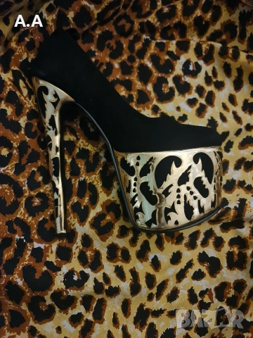 Официални много високи обувки 40лв.нови , снимка 2 - Дамски обувки на ток - 52807655