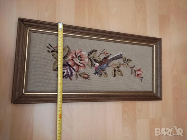 Красив гоблен* Рамка от дърво*, снимка 3 - Гоблени - 51050020