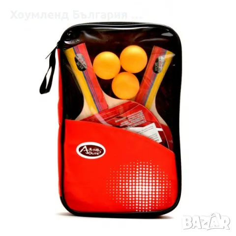 Комплект за тенис на маса в несесер, снимка 3 - Тенис - 50271390