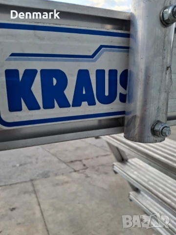 Алуминиева стълба с платформа и колела KRAUSE 1x7, снимка 3 - Други инструменти - 50853677