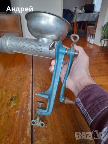 Стара мелячка за домати,мелница #4, снимка 2 - Антикварни и старинни предмети - 53395201