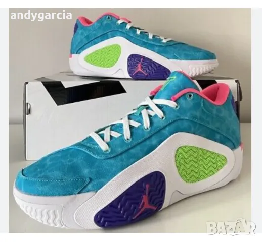  Nike Air Jordan Tatum 2 GPX Hyper Jade 45.5 номер 29.5см стелка чисто нови в кутия 