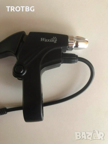 Електрически спирачни лостове с червена букса, 2-pin, снимка 3 - Части за велосипеди - 53841289