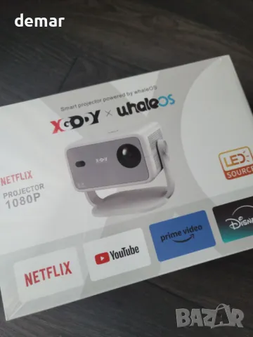 Xgody 4К интелигентен проектор, Регулируеми нива на яркост, Netflix, снимка 9 - Плейъри, домашно кино, прожектори - 49270833