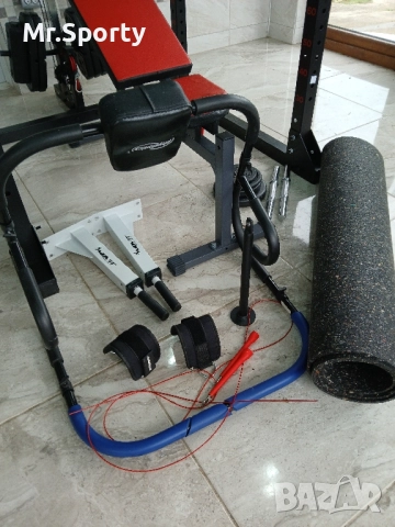 Уникален фитнес комплект, клетка, скрепец, лежанка, , снимка 4 - Фитнес уреди - 52179400