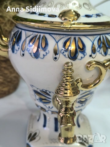 Руски порцелан Гжель , снимка 6 - Колекции - 53060391