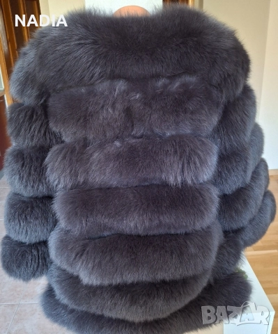 Палто с естествен косъм, снимка 3 - Палта, манта - 52221494