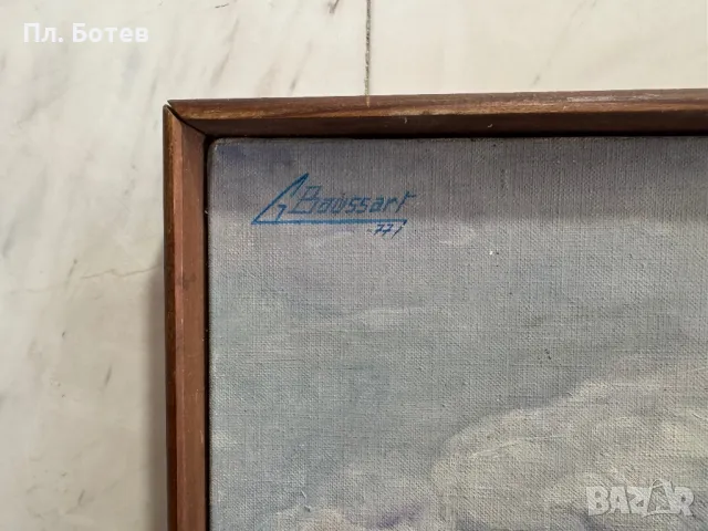 Стара маслена картина, снимка 3 - Картини - 48278474