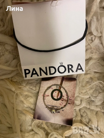Сребърна гривна Пандора , снимка 3 - Гривни - 52857438