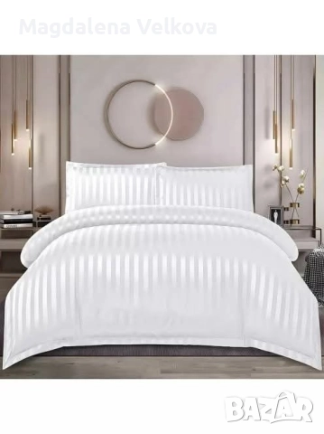 Спални комплекти от памучен сатен , снимка 2 - Спално бельо - 52800378