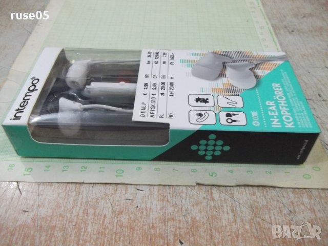 Слушалки "intempo - IN-EAR" нови, снимка 3 - Слушалки, hands-free - 41690160