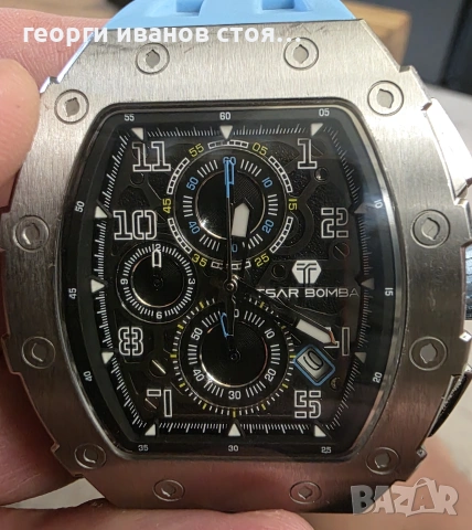 мъжки часовник с японски механизъм на seiko