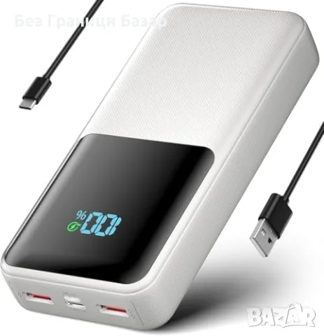 Нова Външна батерия 30000mAh – 4 устройства, USB-C, бързо зареждане, снимка 1