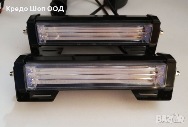 Жълта аварийна Сигнална LED лампа  16W линеен COB LED, снимка 2 - Аксесоари и консумативи - 41117376