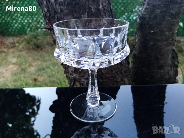 Кристални чаши за ракия - 4 бр., снимка 2 - Чаши - 51435700