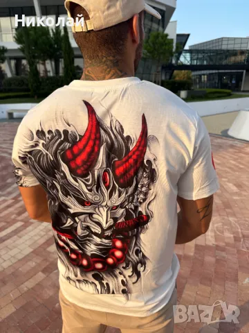 Мъжки тениски в японски дизайн, снимка 4 - Тениски - 47630502