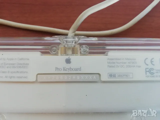 Apple Pro Keyboard M7803, снимка 6 - Клавиатури и мишки - 56119234
