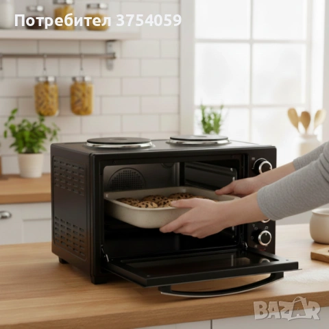 Малка готварска  печка TERMOMAX TXC56CL, снимка 3 - Печки, фурни - 53124782