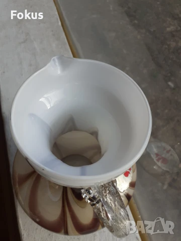 Кана "V.B. Opaline Florence" Made in Italy, снимка 6 - Антикварни и старинни предмети - 51074412