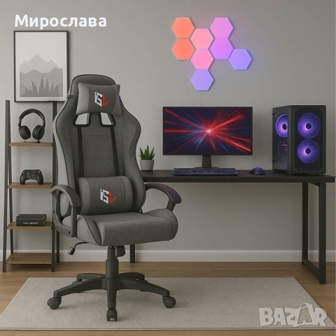  Геймърски офис стол-Ергонимичен, снимка 10 - Столове - 53049817