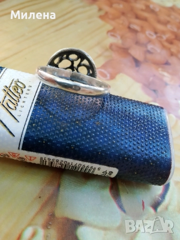 Сребърен пръстен , снимка 4 - Пръстени - 51675516