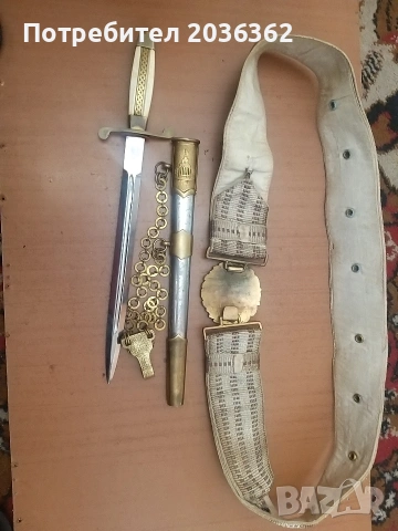 БНА,кортик офицерски обр.1951г. първа емисия., снимка 2 - Антикварни и старинни предмети - 53711019