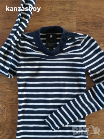 g-star exly stripe r dress knit wmn - страхотна рокля КАТО НОВА, снимка 4 - Рокли - 34686075