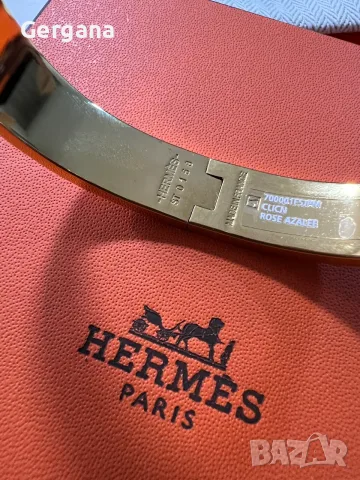 бежова гривна Hermes, снимка 6 - Гривни - 56073543