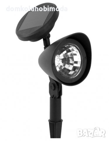  Соларна лампа с насочване на светлината, Регулиране на фото клетката,28x9 см 