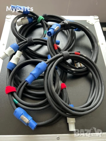 Кабели за ъплайт осветление, въртящи глави и тонколони, снимка 1