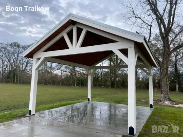 изграждане на навеси и дървени конструкции 