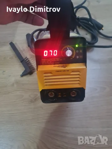 Инверторен електрожен Weldstar Compact Arc 160 5kW с подарък маска, снимка 4 - Други машини и части - 47682980