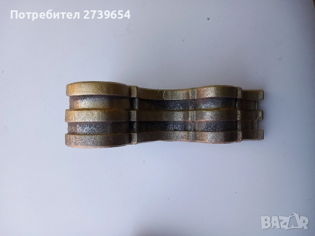 златиста ,дървена конзола, снимка 3 - Етажерки - 53163532