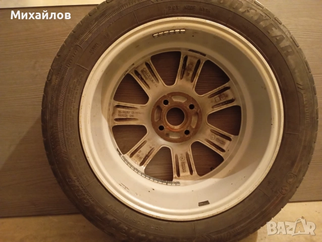 Eдинична алуминиева джанта 4х100-16 цола, снимка 2 - Гуми и джанти - 53109440