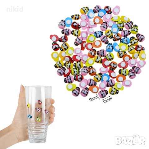 Мини калинка калинки дървени самозалепващи за декорация сувенир подарък подаръчета, снимка 3 - Други - 40766260