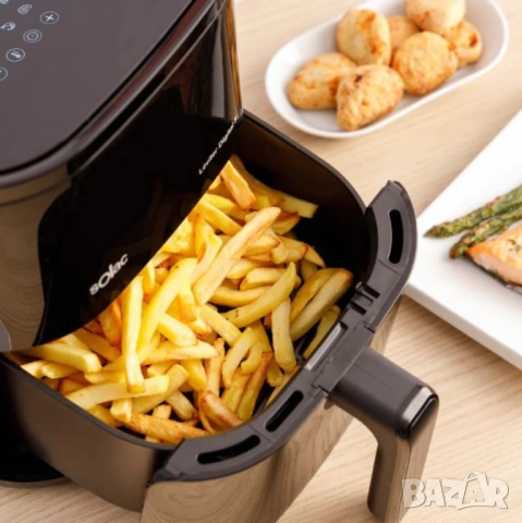 Фритюрник без масло Solac Léviter Digital 5 – 1500W, 5L, 12 програми, дигитален дисплей, снимка 2 - Друга електроника - 51896319