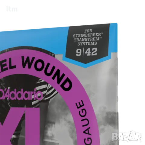 Струни със 2 топчета,09-42 Super Light Double Ball End, XL.За електрическа китара., снимка 2 - Китари - 48247430