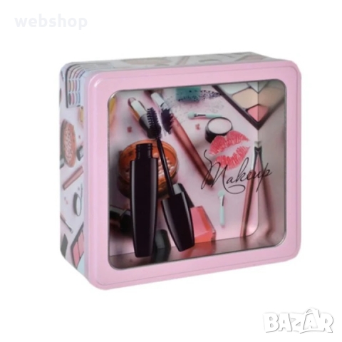 Кутия за гримове Pink makeup Box, Розов, снимка 1