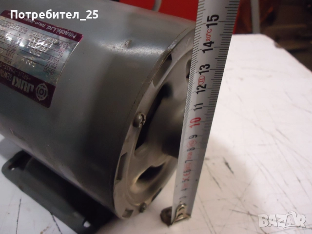 монофазен ел.мотор 200W - 1400 об/м., снимка 7 - Електродвигатели - 52892726