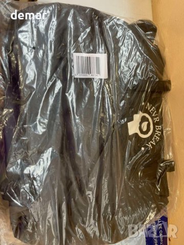 NEVR BREAK 42L Водоустойчива чанта - сак 50x25 см, черна, снимка 9 - Чанти - 42731376
