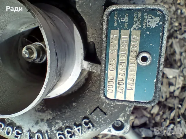 Турбина за Дачия логан седан 1.5DCI, снимка 3 - Части - 48464910