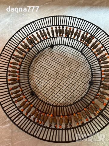 Декоративна метална купа Кения, снимка 3 - Декорация за дома - 52572517