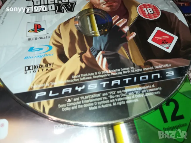 SONY PS3 GAME-GRAND THEFT AUTO IV 0202251900, снимка 4 - Игри за PlayStation - 48933825